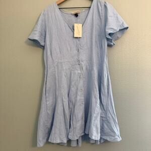 NWT new Universal Thread short sleeve mini dress, size large